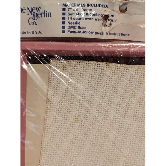 BERLIN CO. Cross Stitch Kit Sisters Are Joined Heart to Heart 2507 NEW - Picture 3 of 3